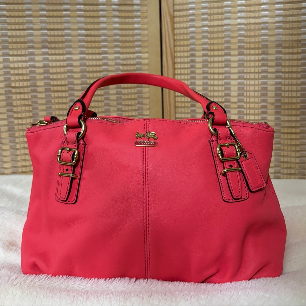Coach Pink Small Leather Handbag